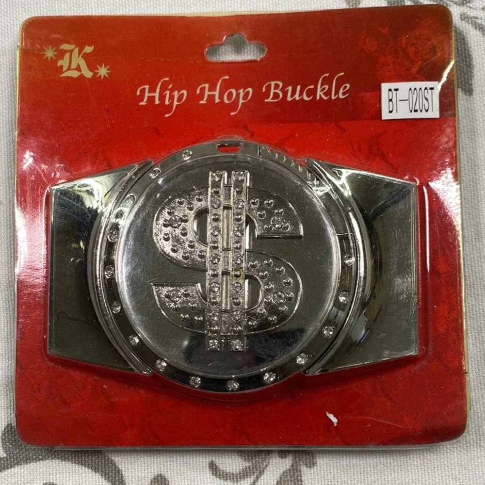 Hip Hop Flash Belt Buckle, $ Dollar EMBLEM